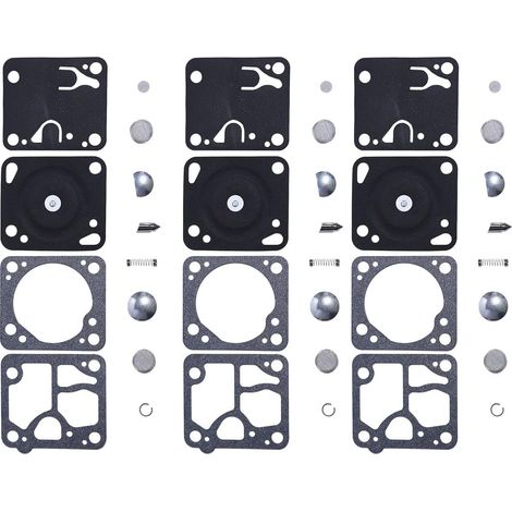 Kit de réparation de carburateur pour les modèles de carburateurs Walbro série MDC : MDC 2, 3, 4, 5, 6, 7, 8, 9, 11, 13, 15, 15A, 16, tronçonneuses McCulloch Mini-Mac MINI MAC, 110, 120, 130, 140 (1/5)