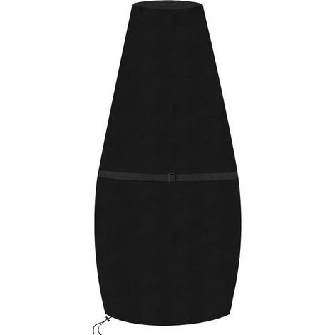 210D Housse anti-poussière en tissu Oxford 84 x 221 cm, housse de chauffage de terrasse en forme de pyramide de 21 pouces résistante à l'eau (1/4)