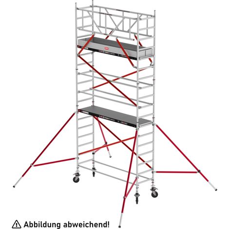Altrex Fahrgerüst RS Tower 51 Aluminium mit Fiber-Deck Plattform 5,20m AH schmal 0,75x3,05m