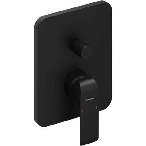 Ravak Flat - Unterputzarmatur für 2 Verbraucher, schwarz matt X070179 (1/4)