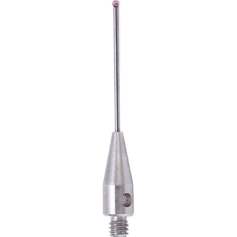 M2-Draht-Koordinatenmessgerät-Taster, rote Kugel mit 0,7 mm Durchmesser, Schaft aus hochfestem Wolframkarbid, Koordinatenmessgerät-Tasternadel (1/5)