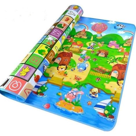Tapis de Jeux Enfant - Marque - Modèle - Multicolore - Tapis de jeu pour bébé (1/4)