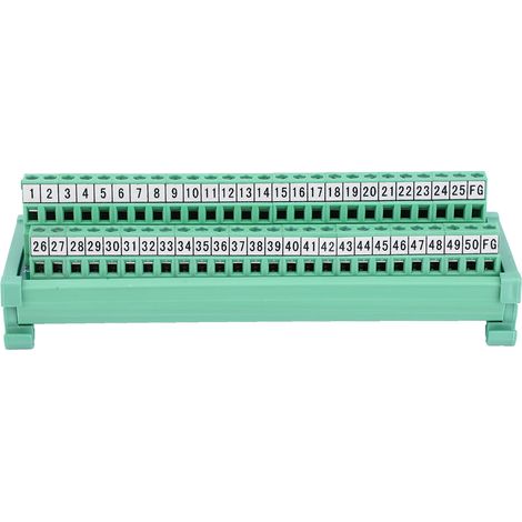Terminal Block Cable Connector PLC Module SCSI50 P 35mm DIN Rail Electrical Equipment (1/5)