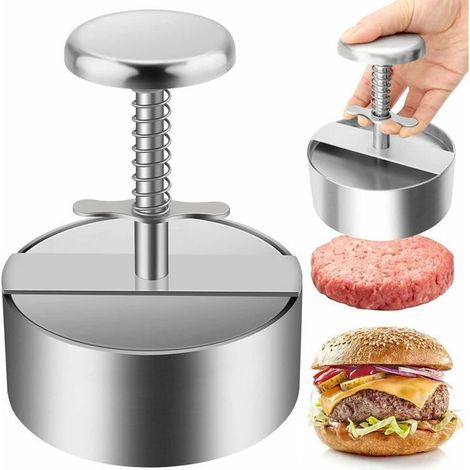 Stampo per hamburger - acciaio inox 304 - Regolabile - Facile da usare - Resistente (1/5)