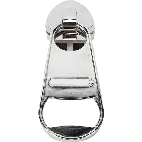 Ouvre-bouteille magnétique en alliage de zinc en forme de fermeture éclair, ouvre-boîte magnétique pour réfrigérateur, décoration pour la maison, le bar ou une fête. (1/5)
