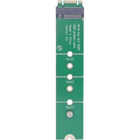 M.2 NGFF SATA AHCI PCIe-Schnittstellen-Erweiterungskarte, B+M/M-kodierter M.2-SATA-Steckplatz