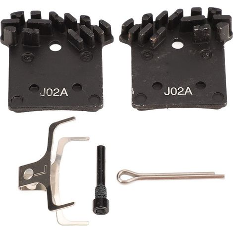 1 paire de plaquettes de frein à disque de vélo refroidies, dissipateur thermique en métal pour freins à huile, pour VTT et vélo de route (1/5)