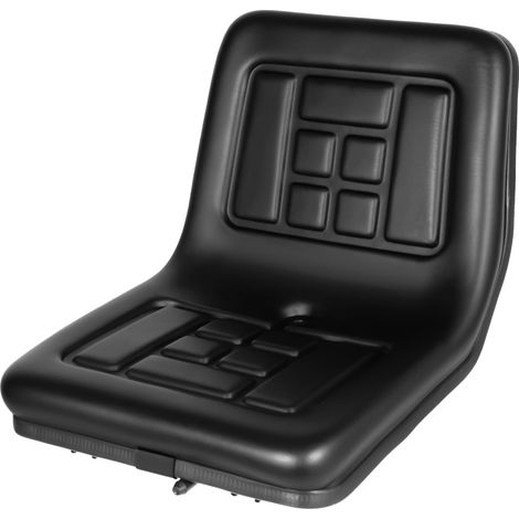 Tractor Seat Siège de tracteur avec dossier pour tracteurs, machines de récolte, tondeuses à gazon, chariots élévateurs, pelleteuses (1/5)