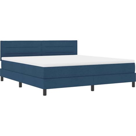 Maison Exclusive - Boxspringbett mit Matratze mit LED Blau 180 x (1/5)