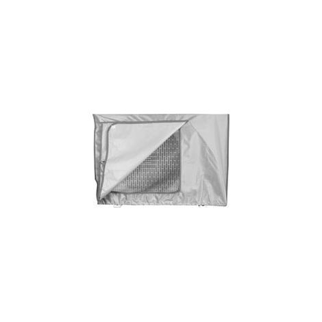 Housse climatiseur extérieur 96x40x70 cm - Gris argenté, imperméable, anti-neige, tissu haute résistance (1/5)