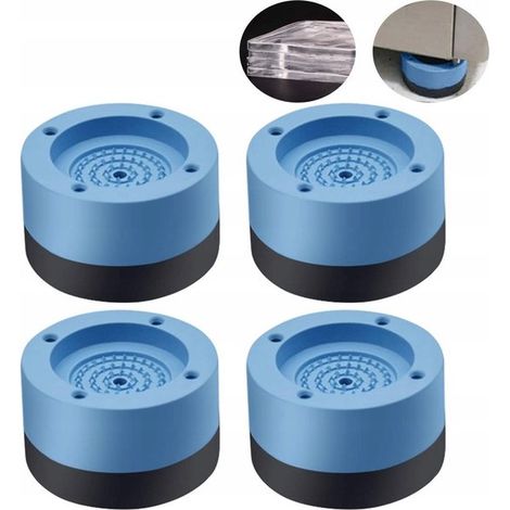 Amortiguadores de vibración para lavadora,Elevador para lavadora,Amortiguadores para lavadora,Alfombrilla antivibración,Juego de 4 piezas (1/3)