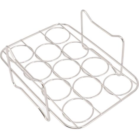 Support de cuisson œufs en inox 304, grille acier alimentaire haute résistance pour friteuse Ninja Food (1/5)