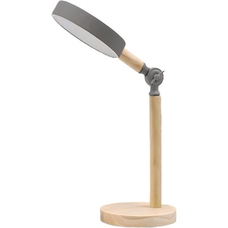 Flexo LED 15W 1125lm 3000-6000K Gris/Haya 48cm Serie Pontica