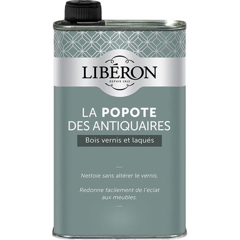 Popote à l'ancienne 0.5L – Nettoie et entretient meubles et boiseries vernis – Pour 20m² – Solvant spécifique pour bois dur – Liberon (1/5)