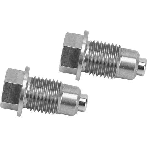 Bouchon de vidange magnétique pour moteur voiture, acier inoxydable argenté antirouille haute température, pièce de rechange Ford (1/5)