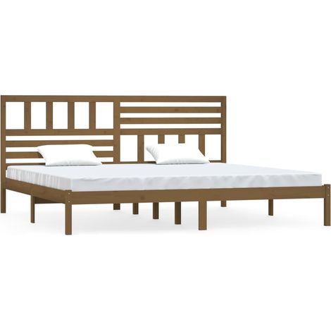 Maison Exclusive - Estructura cama sin colchón madera pino marrón