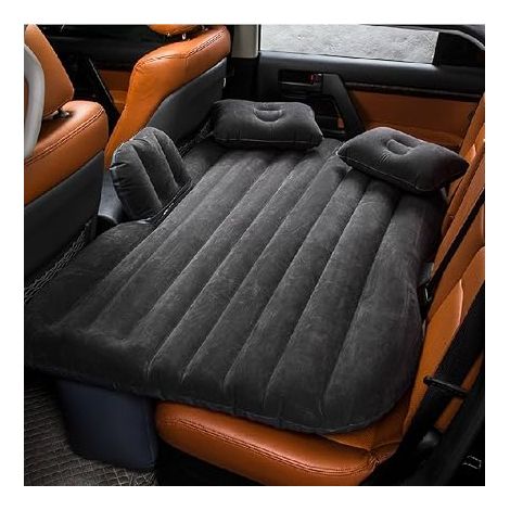 Matelas Gonflable Lit de Voiture, Coussin Gonflable pour Matelas, sièges d'auto avec Pompe à air et Oreillers (1/5)
