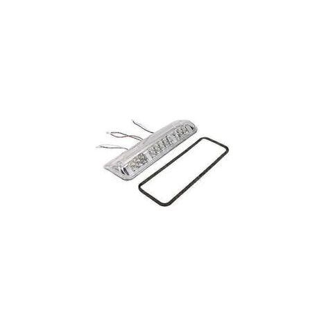 Dritte hochgesetzte Bremsleuchte, Rücklicht, Blinker, hintere Bremsleuchte 02HLA1215ASM für Explorer Sport Tra (weiß) - Crezuo