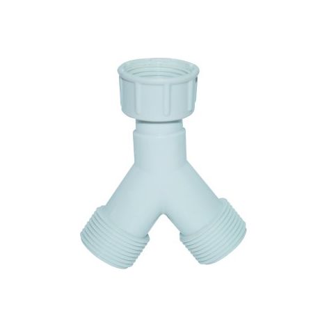 Nourrice plastique 2 voies femelle 20X27 pour machine à laver - BOUTTÉ