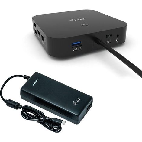 i-tec USB-C Dual Display Docking Station with Power Delivery 100 W + Universal Charger 100 W (1/5)