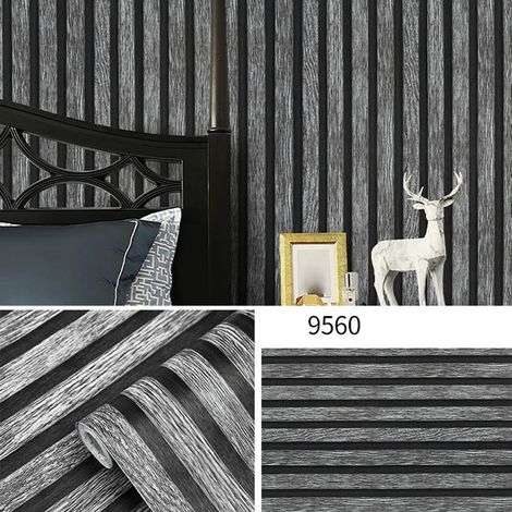 (45 cm x 5 m) Autocollant mural imperméable auto-adhésif, convient pour la décoration du mur de fond de la chambre, du salon et de la télévision.