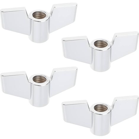Lot de 4 Écrous Papillon de Cymbale M8 PYN8SA Compatible avec Yamaha pour Supports de Cymbales (1/5)