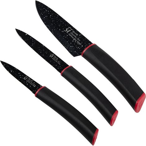 Juego de 3 piezas cuchillos acero inox keops marble sg-4136 san ignacio (1/5)