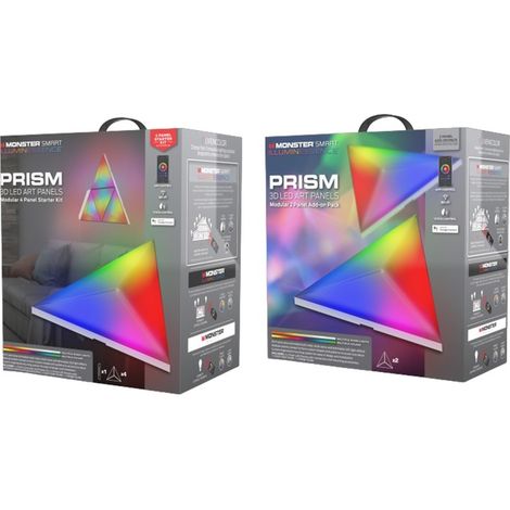 Pack Monster Illuminessence Smart Prism Starter + 2 Panneaux (1/4)