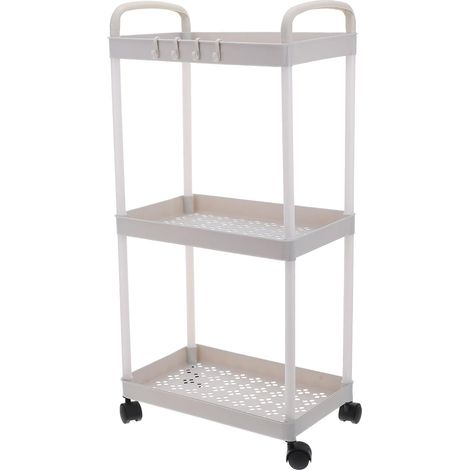 Chariot utilitaire à 3 niveaux Homoyoyo au design moderne, avec