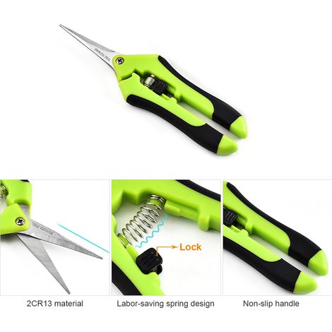 Gartenschere Spring Garden Scissors – Gartenschere mit rutschfestem Griff, Edelstahl, Schneidewerkzeug (1/5)