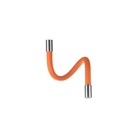 Stück 360° Terter 1/2-Zoll breiter Anschluss Badezimmer-Rücklaufrohr-Verlängerungsadapter mit kostenlosem Winkelstück (20 cm, Orange) - Crezuo