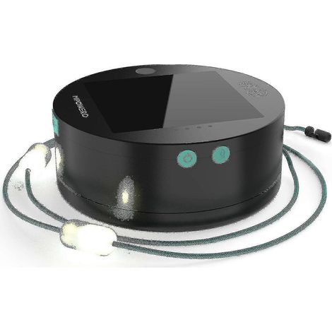Guirlande lumineuse solaire Luci Color + chargeur de téléphone : rechargeable par énergie solaire ou USB-C, câble de 55 cm, 100 lumens - XC+qwl (1/5)