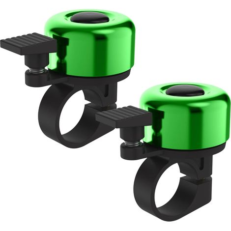 ® Set of 2 120dB Bike Bell, Thickened Bike Bell Bike Horn Clear Sound Child Bike Bell Adult Bike Bell (1/5)