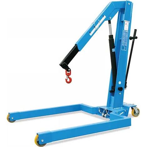 Gru da officina a forma di U - Pieghevole - Carico max 1200 kg - 855010014