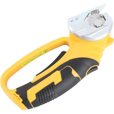 Ciseaux électriques sans fil pour la découpe de tissus, fonctionnant sur piles, avec interrupteur de sécurité et lumière LED. Idéaux pour couper le cuir souple, la moquette, le papier, le lin, le coto (1/5)