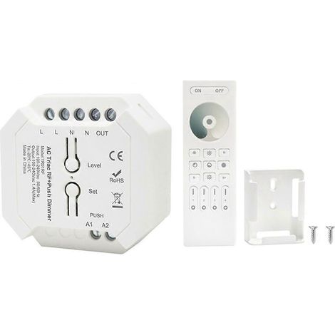 Contrôleur LED Triac RF 2,4 GHz, variateur intelligent, télécommande 100 V-240 V C-- (1/5)