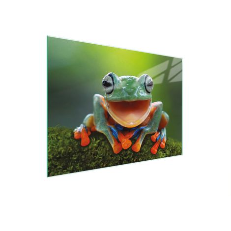 Glasschneidebrett 30x22 Frosch (1/5)