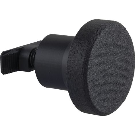 Mantelhaken Saton für Akustik- und Designpaneele ø50mm schwarz