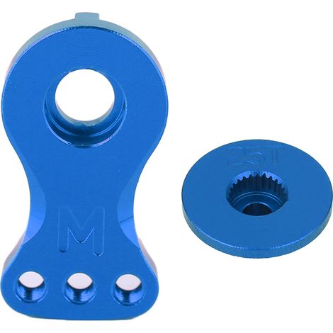 25T Puffer-Metall-Stahl-Ringzahnradarm für RC-Fahrzeuge im Maßstab 1:10 und 1:8 (N10221NB Blau) (1/5)