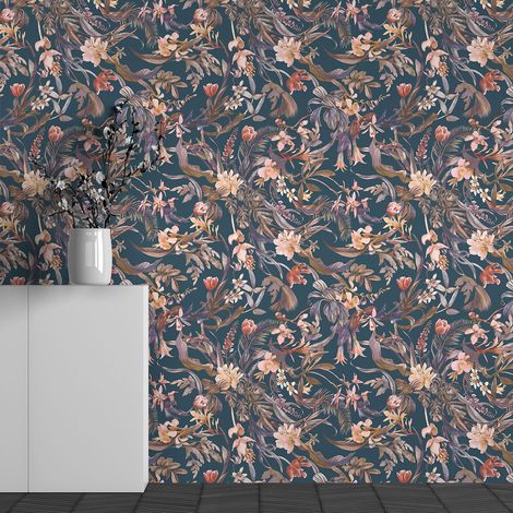 Papier peint panoramique - Motif Fleurs - 130 cm x 81 cm (1/3)
