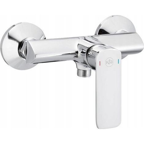 KFA AGAT Wand-Duschbatterie chromiert modernes Design