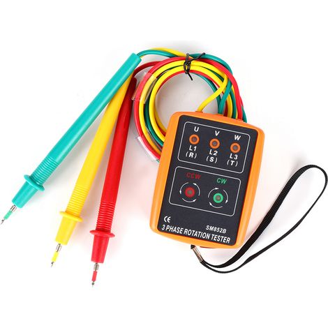 SM-852B Dreiphasen-Sequenzdetektor 60 V 600 V AC 20 Hz – 400 Hz (1/5)