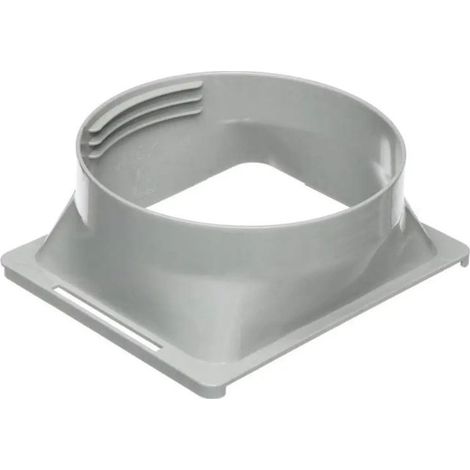 Accesorios para aire acondicionado de 150 mm, 15 cm de diámetro, redondos, blancos, interfaz para cuerpo móvil, conexiones cuadradas. (1/5)
