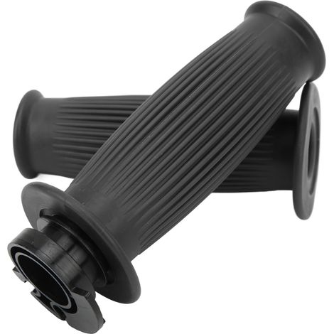 Poignées d'accélérateur 22mm pour scooter GY6 50cc 80cc 125cc 150cc, paire de grips de guidon noirs, commande de gaz (1/5)