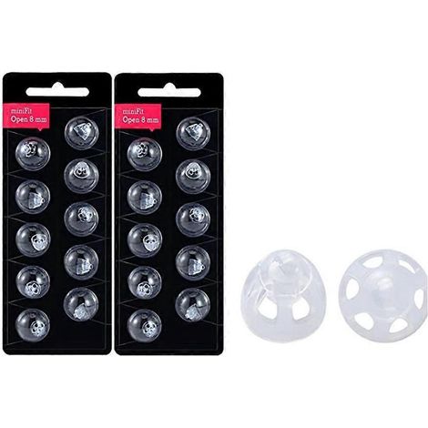 Hörgeräte-Dome für MiniFit Open Vent Domes: 2er-Pack (8 mm)