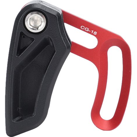 Kettenführung aus Aluminiumlegierung für Mountainbikes, Scheibenkettenschutz für positive und negative Zähne, kompatibel mit 1x-Antrieben mit 26 bis 36 Zähnen, rot (1/5)