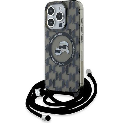 Karl Lagerfeld MagSafe Schwarze iPhone 15 Pro Hülle (1/5)