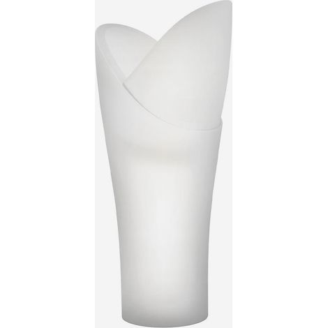 Vaso luminoso da giardino in polietilene con LED RGBW Assia 115