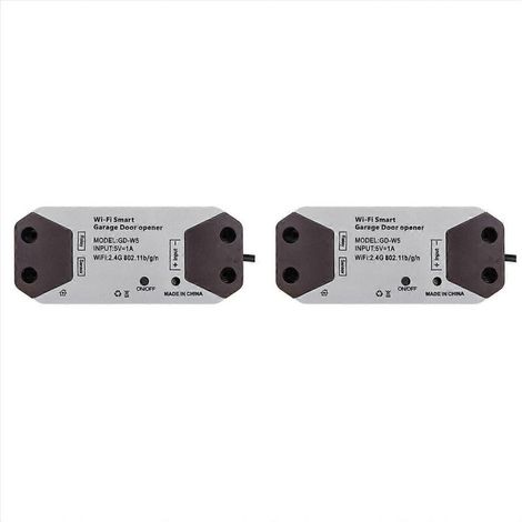 interrupteurs intelligents WiFi pour ouvre-porte de garage, contrôleur de porte de garage, application de contrôle à distance, aucun hub requis (1/5)