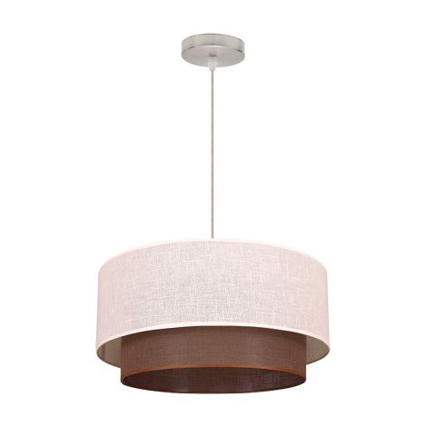 My Lamp - Doppelpendel 1l Beige/Beige Cilind (35/25/reg)